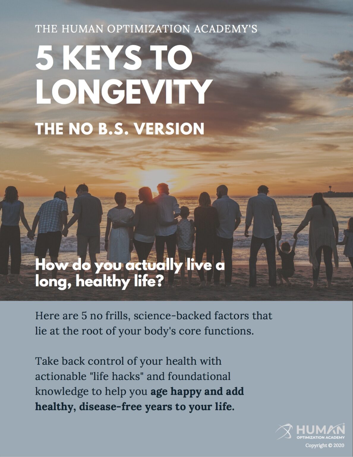 5 K to L Lead Magnet Landing Page – Human Optimization Academy