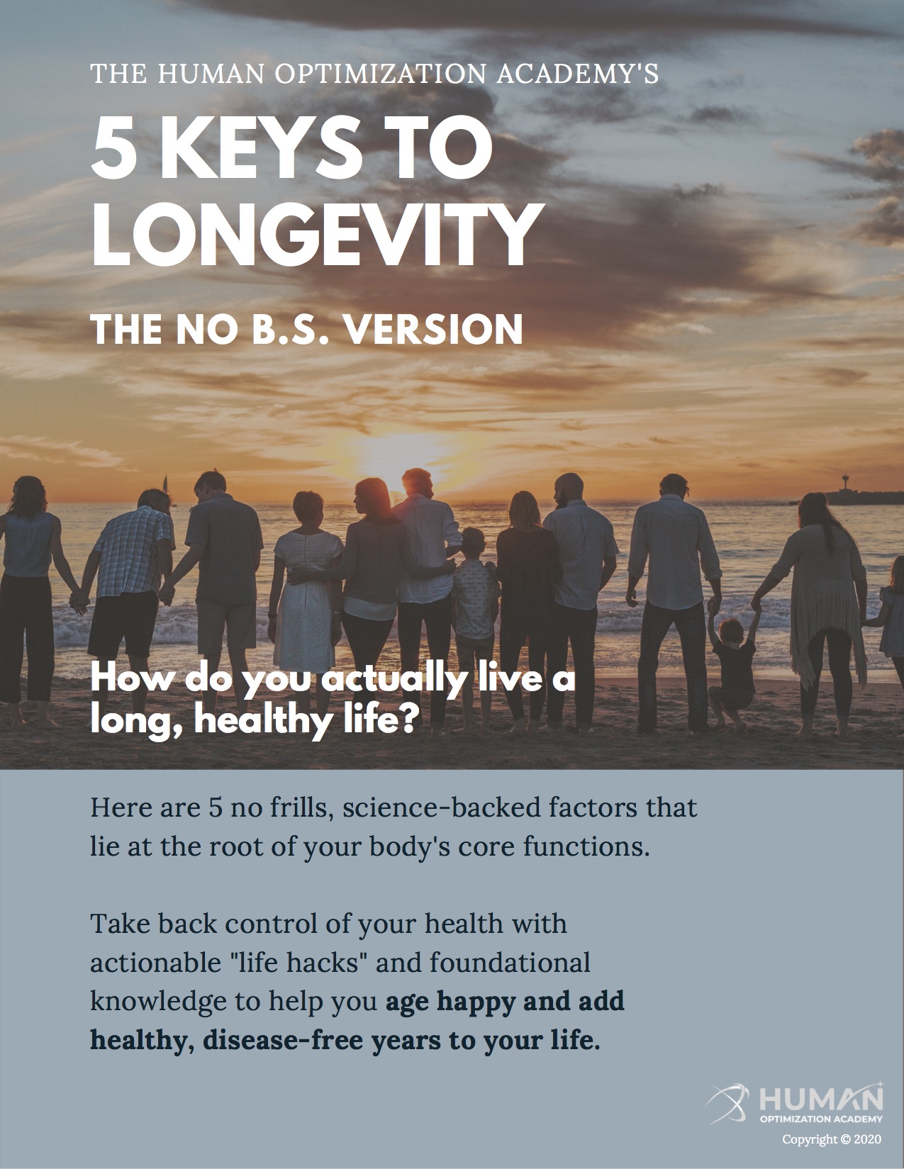 5 K to L Lead Magnet Landing Page – Human Optimization Academy